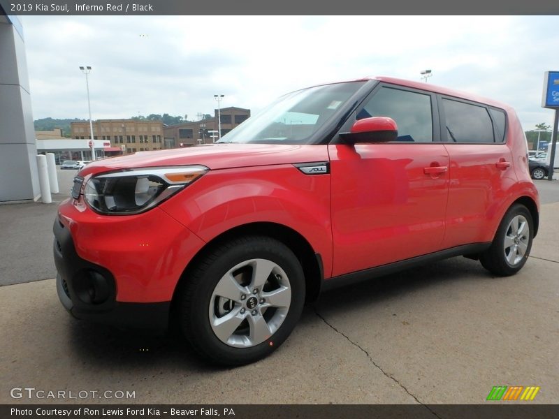 Inferno Red / Black 2019 Kia Soul