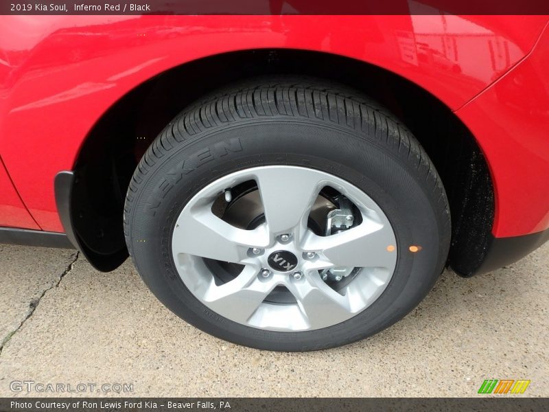 Inferno Red / Black 2019 Kia Soul