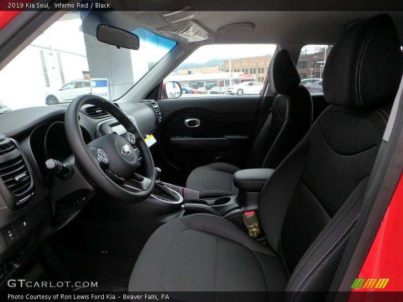 Inferno Red / Black 2019 Kia Soul