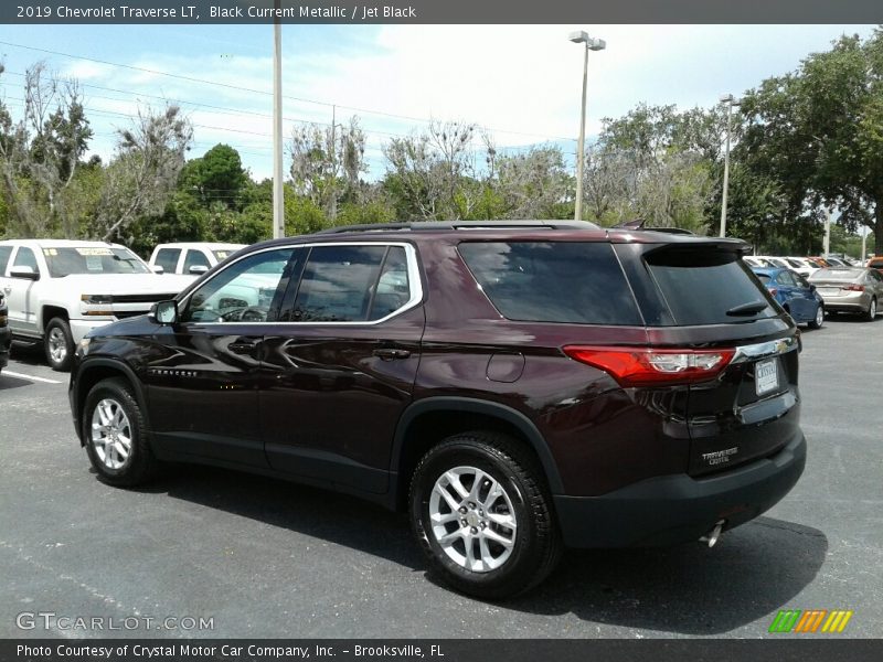 Black Current Metallic / Jet Black 2019 Chevrolet Traverse LT