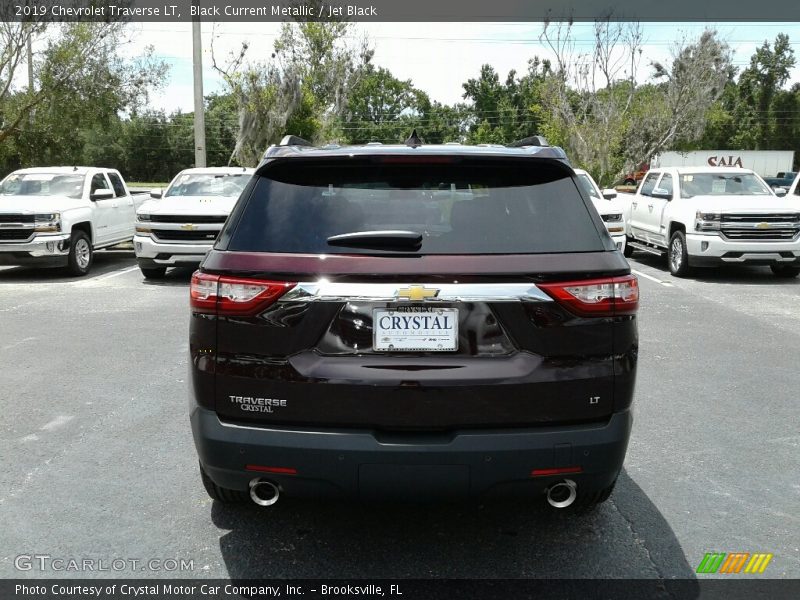 Black Current Metallic / Jet Black 2019 Chevrolet Traverse LT
