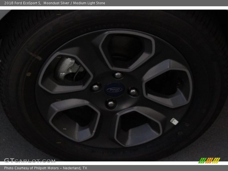 Moondust Silver / Medium Light Stone 2018 Ford EcoSport S