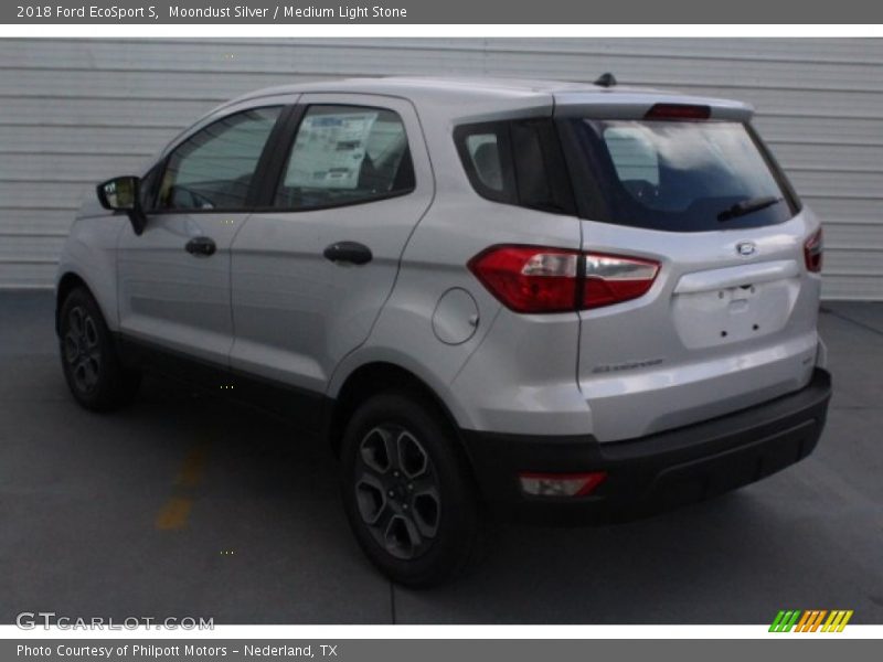 Moondust Silver / Medium Light Stone 2018 Ford EcoSport S