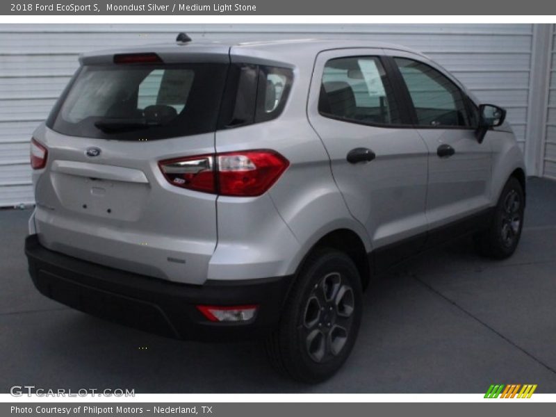 Moondust Silver / Medium Light Stone 2018 Ford EcoSport S