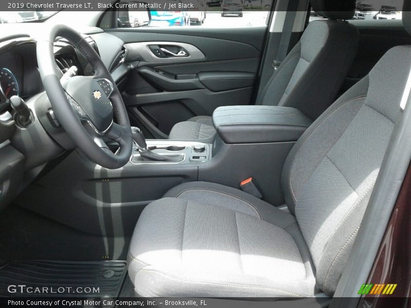 Black Current Metallic / Jet Black 2019 Chevrolet Traverse LT