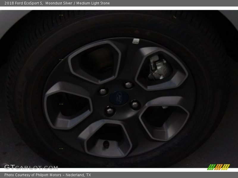 Moondust Silver / Medium Light Stone 2018 Ford EcoSport S