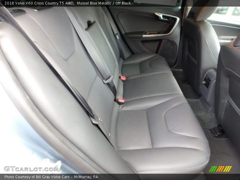 Mussel Blue Metallic / Off Black 2018 Volvo V60 Cross Country T5 AWD