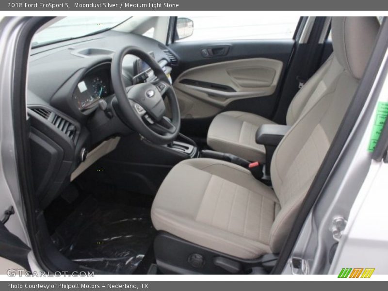 Moondust Silver / Medium Light Stone 2018 Ford EcoSport S