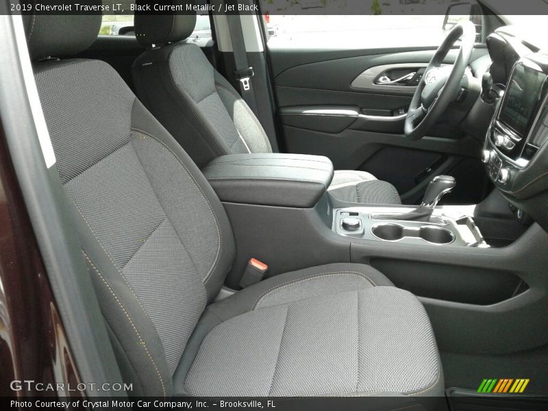 Black Current Metallic / Jet Black 2019 Chevrolet Traverse LT