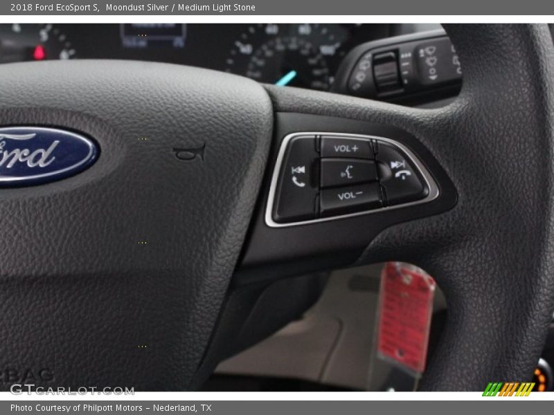 Moondust Silver / Medium Light Stone 2018 Ford EcoSport S
