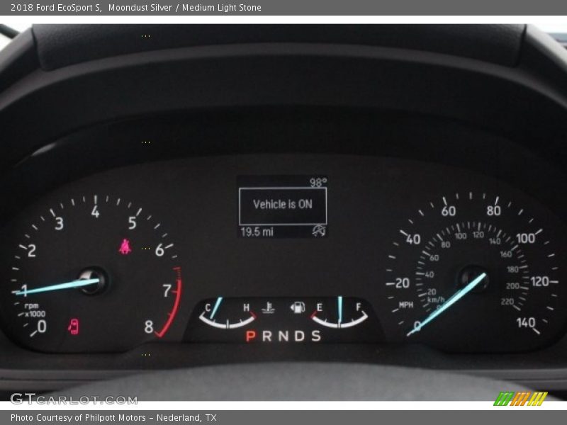 Moondust Silver / Medium Light Stone 2018 Ford EcoSport S