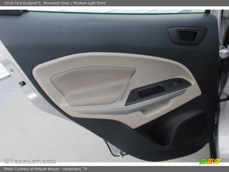 Moondust Silver / Medium Light Stone 2018 Ford EcoSport S
