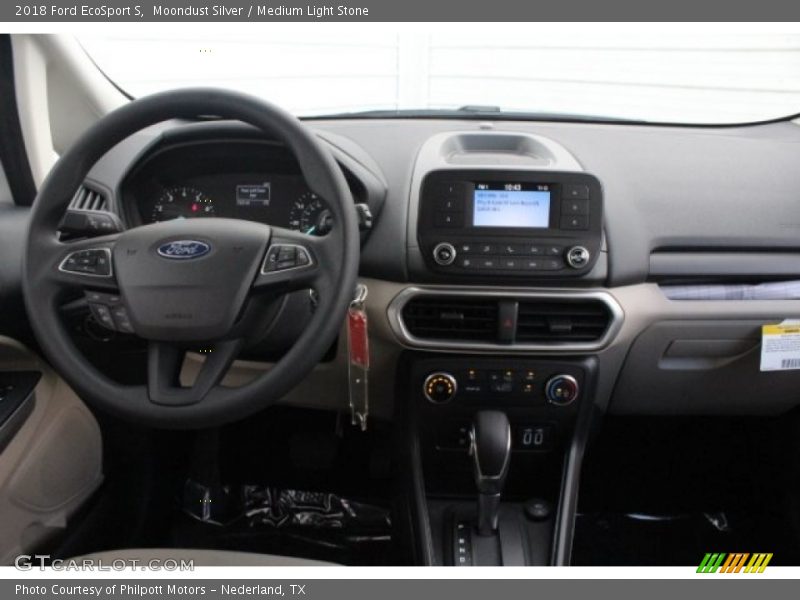 Moondust Silver / Medium Light Stone 2018 Ford EcoSport S