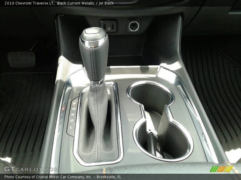 Black Current Metallic / Jet Black 2019 Chevrolet Traverse LT