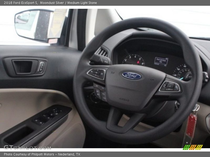 Moondust Silver / Medium Light Stone 2018 Ford EcoSport S