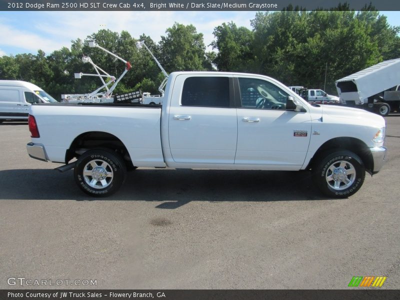 Bright White / Dark Slate/Medium Graystone 2012 Dodge Ram 2500 HD SLT Crew Cab 4x4