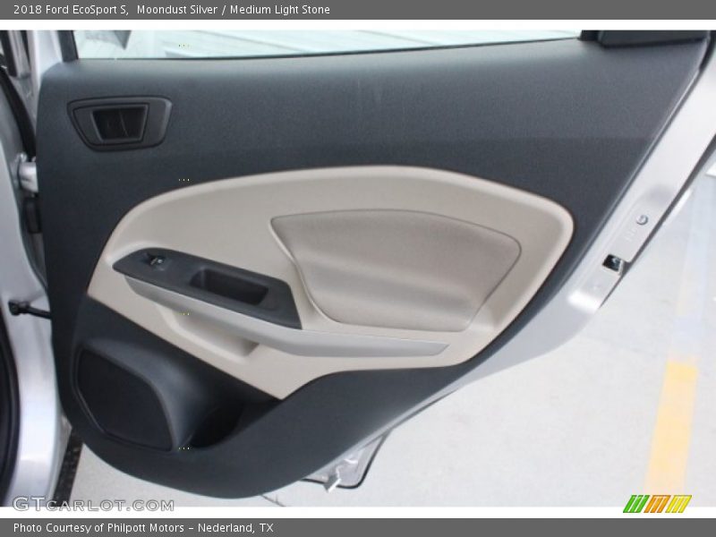 Moondust Silver / Medium Light Stone 2018 Ford EcoSport S