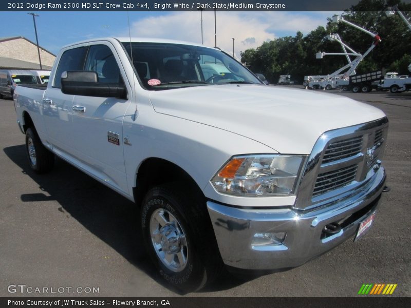 Bright White / Dark Slate/Medium Graystone 2012 Dodge Ram 2500 HD SLT Crew Cab 4x4