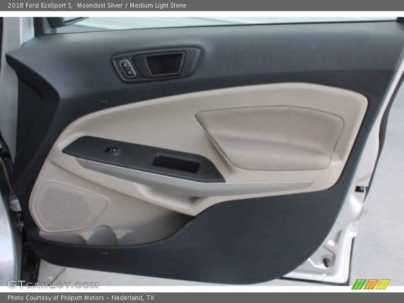 Moondust Silver / Medium Light Stone 2018 Ford EcoSport S
