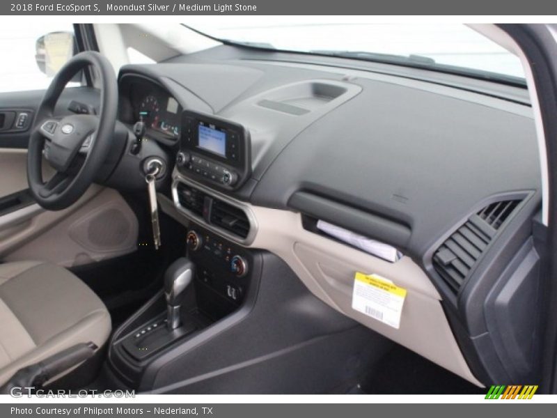 Moondust Silver / Medium Light Stone 2018 Ford EcoSport S