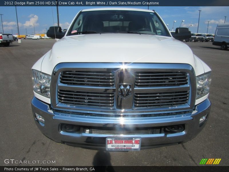 Bright White / Dark Slate/Medium Graystone 2012 Dodge Ram 2500 HD SLT Crew Cab 4x4