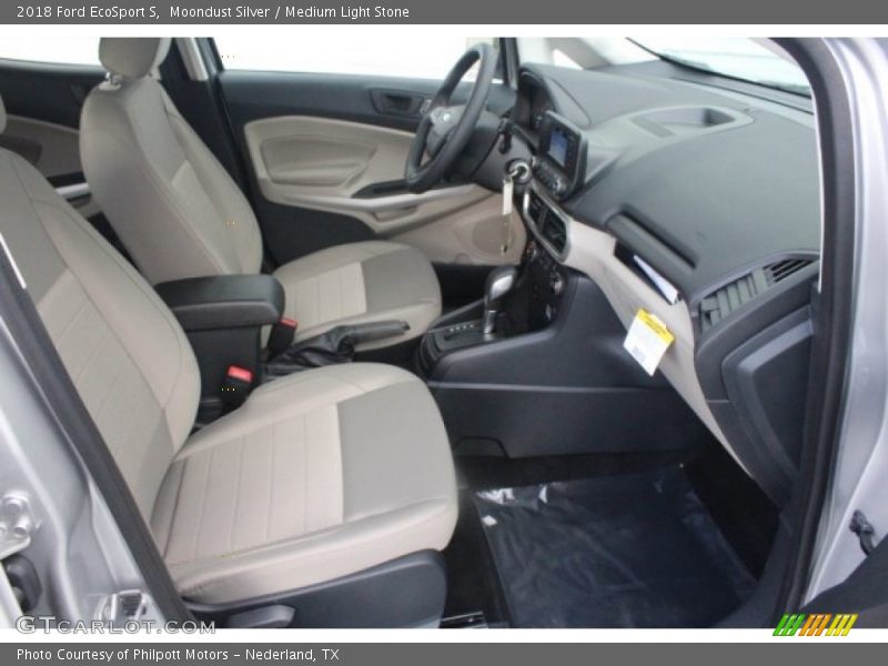 Moondust Silver / Medium Light Stone 2018 Ford EcoSport S