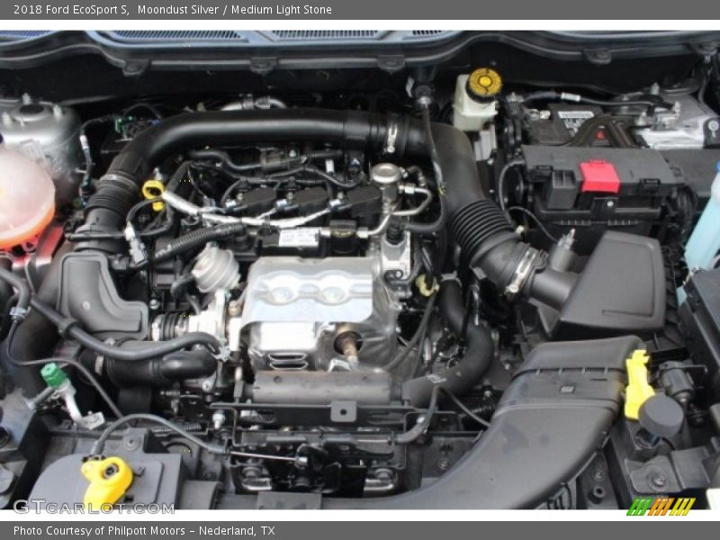 Moondust Silver / Medium Light Stone 2018 Ford EcoSport S