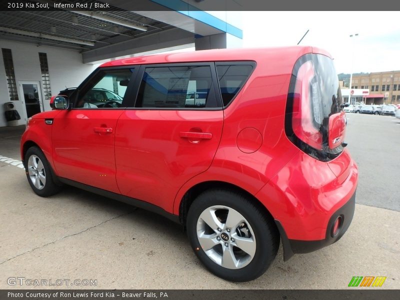 Inferno Red / Black 2019 Kia Soul