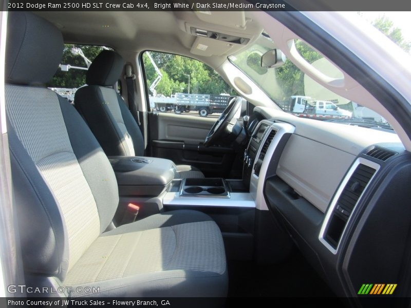 Bright White / Dark Slate/Medium Graystone 2012 Dodge Ram 2500 HD SLT Crew Cab 4x4