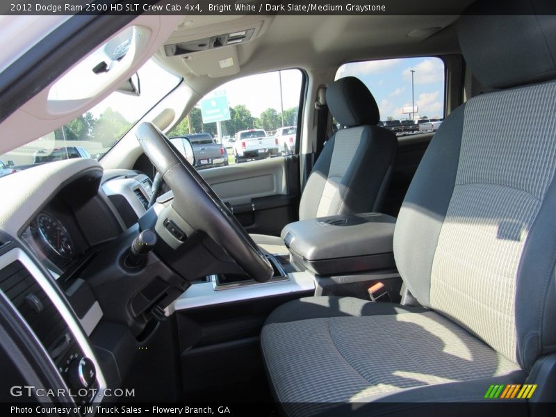 Bright White / Dark Slate/Medium Graystone 2012 Dodge Ram 2500 HD SLT Crew Cab 4x4