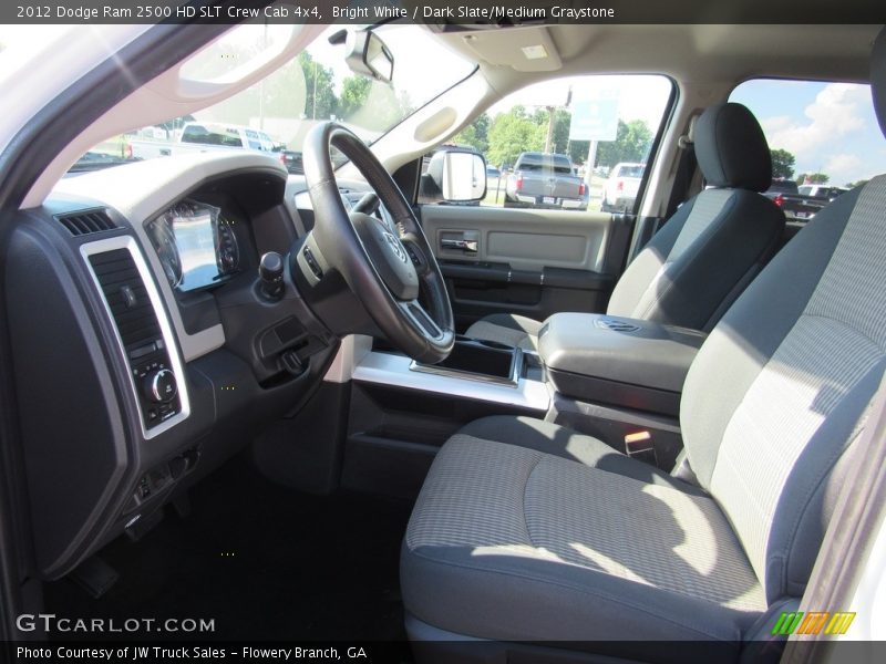Bright White / Dark Slate/Medium Graystone 2012 Dodge Ram 2500 HD SLT Crew Cab 4x4