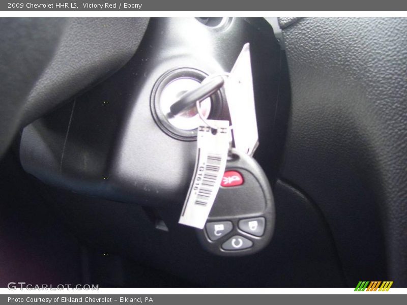 Victory Red / Ebony 2009 Chevrolet HHR LS