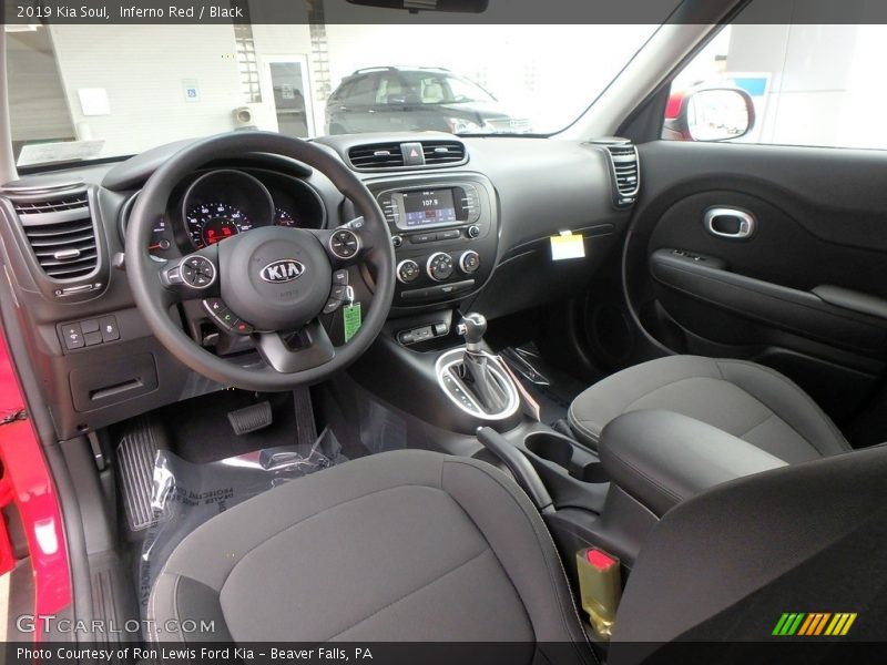 Inferno Red / Black 2019 Kia Soul