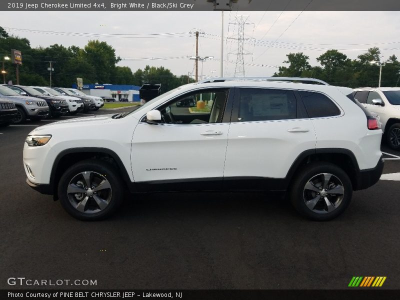 Bright White / Black/Ski Grey 2019 Jeep Cherokee Limited 4x4