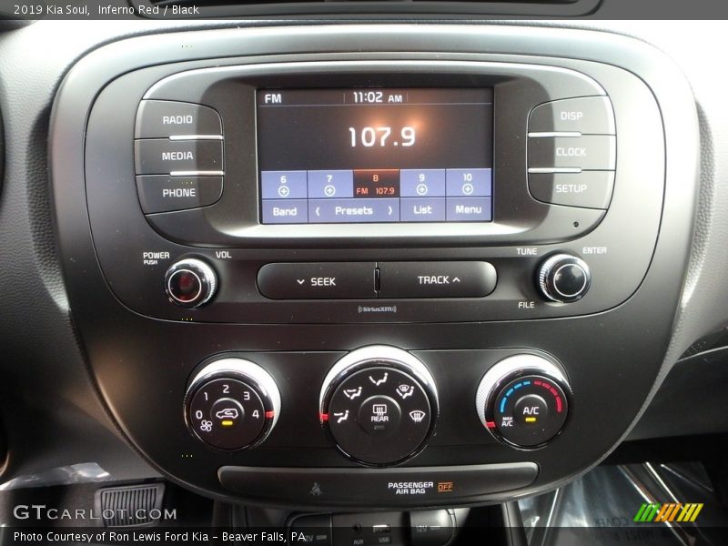 Inferno Red / Black 2019 Kia Soul