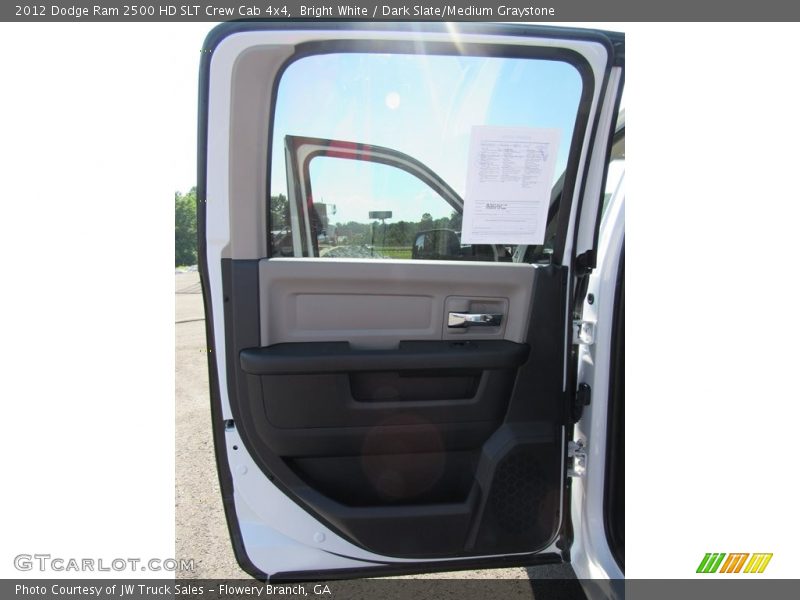 Bright White / Dark Slate/Medium Graystone 2012 Dodge Ram 2500 HD SLT Crew Cab 4x4