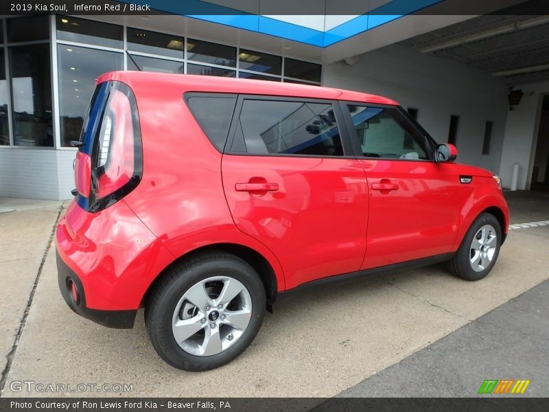 Inferno Red / Black 2019 Kia Soul