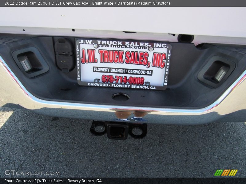 Bright White / Dark Slate/Medium Graystone 2012 Dodge Ram 2500 HD SLT Crew Cab 4x4