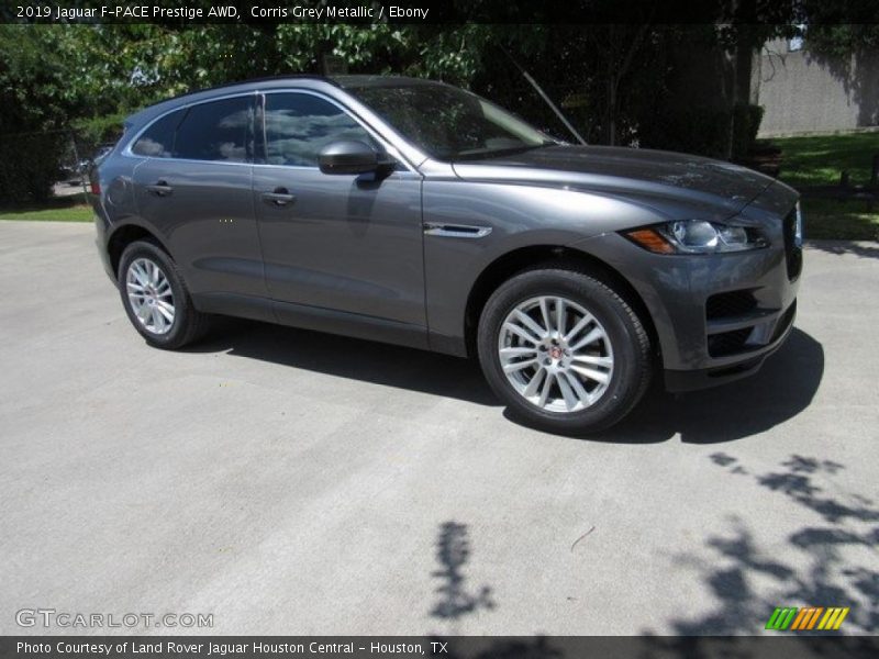 Corris Grey Metallic / Ebony 2019 Jaguar F-PACE Prestige AWD