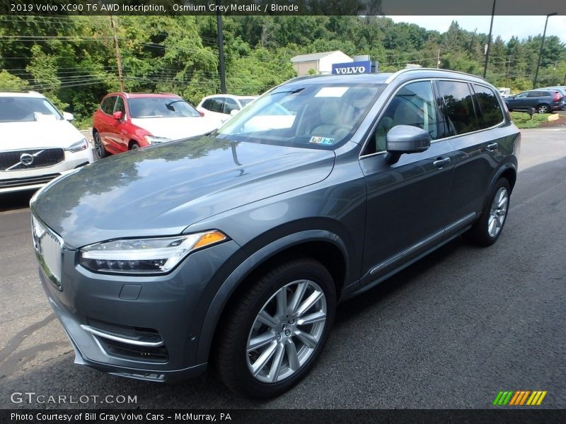 Osmium Grey Metallic / Blonde 2019 Volvo XC90 T6 AWD Inscription