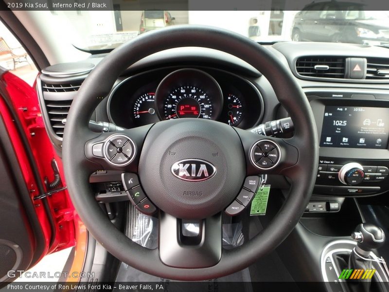 Inferno Red / Black 2019 Kia Soul