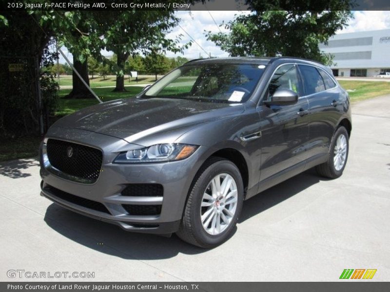 Corris Grey Metallic / Ebony 2019 Jaguar F-PACE Prestige AWD