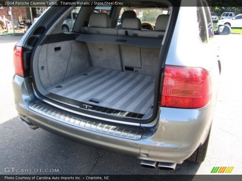 Titanium Metallic / Stone/Steel Grey 2004 Porsche Cayenne Turbo