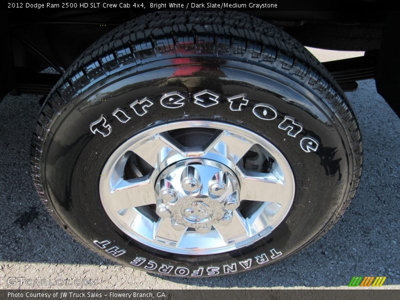 Bright White / Dark Slate/Medium Graystone 2012 Dodge Ram 2500 HD SLT Crew Cab 4x4