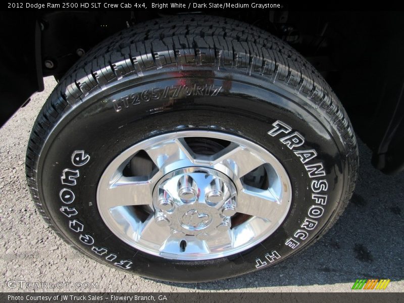 Bright White / Dark Slate/Medium Graystone 2012 Dodge Ram 2500 HD SLT Crew Cab 4x4