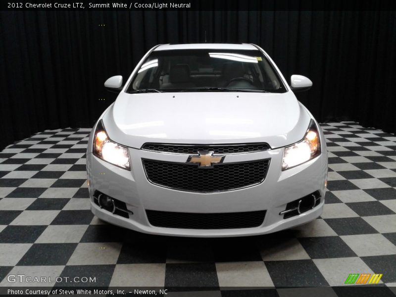Summit White / Cocoa/Light Neutral 2012 Chevrolet Cruze LTZ