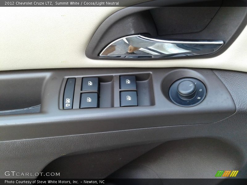 Summit White / Cocoa/Light Neutral 2012 Chevrolet Cruze LTZ