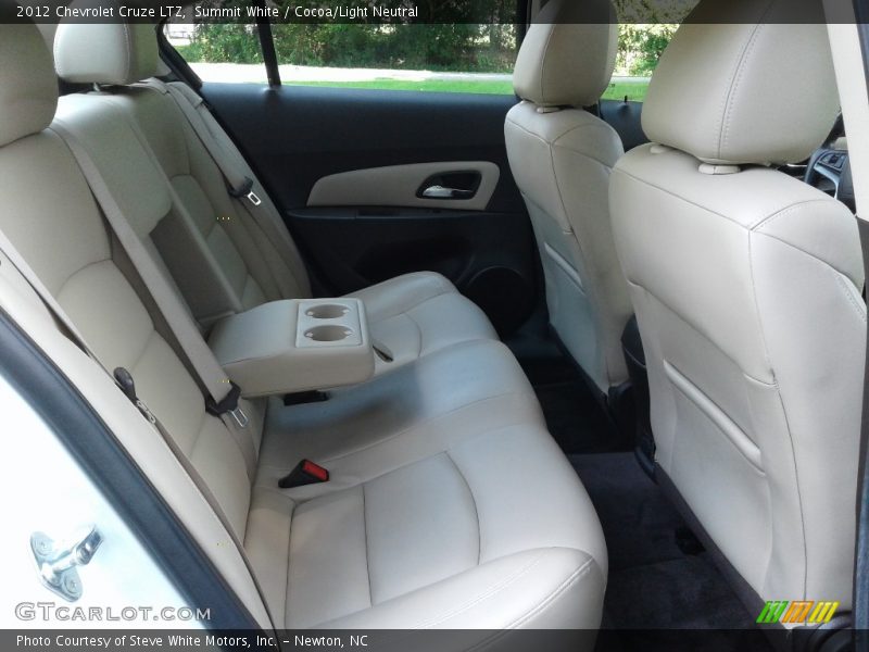 Summit White / Cocoa/Light Neutral 2012 Chevrolet Cruze LTZ
