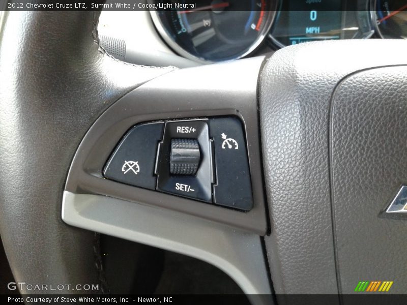 Summit White / Cocoa/Light Neutral 2012 Chevrolet Cruze LTZ