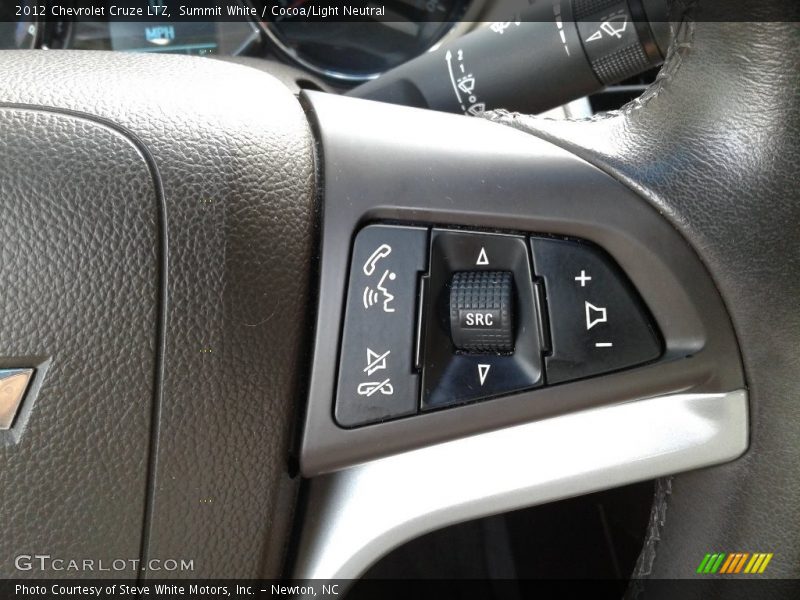 Summit White / Cocoa/Light Neutral 2012 Chevrolet Cruze LTZ